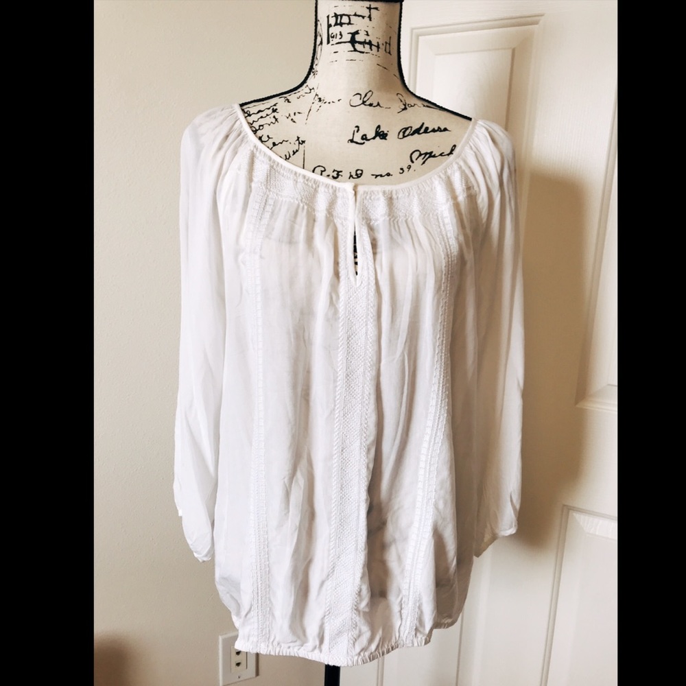 J. Crew Peasant Blouse